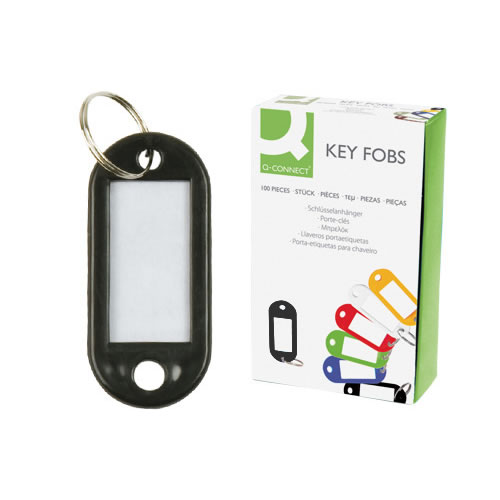 Porta Chaves Cor Preto Pack 100un