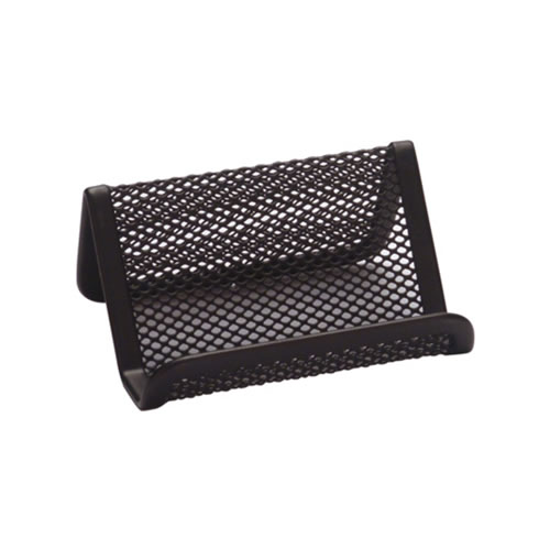 Porta Cartões em Rede Metálico 110x75x50mm Preto