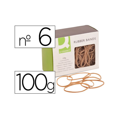 Elásticos nº 6 - caixa de 100g
