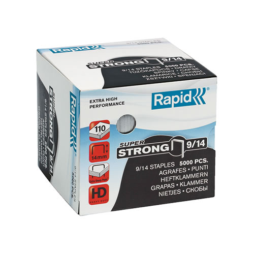 Agrafos 9/14 Rapid (80/110Fls) Cx 5000un