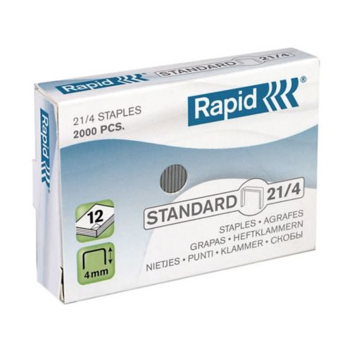 Agrafos 21/4  Rapid Cx 1000un