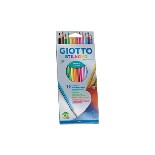Lápis de Cor Aguarelável Giotto Stilnovo 12un