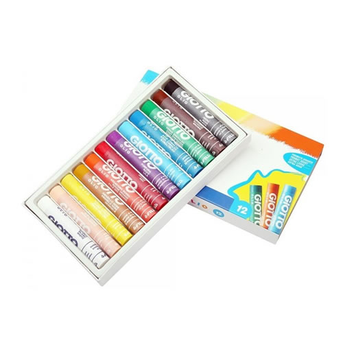 Lápis Pastel a Óleo Giotto 12 Cores