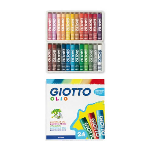 Lápis Pastel a Óleo Giotto 24 Cores