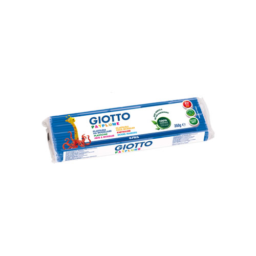 Plasticina Giotto Patplume 350gr - Azul Claro