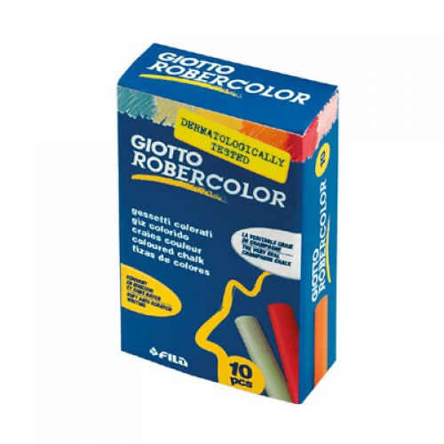 Giz Cores Sortidas Giotto Robercolor Cx 10un