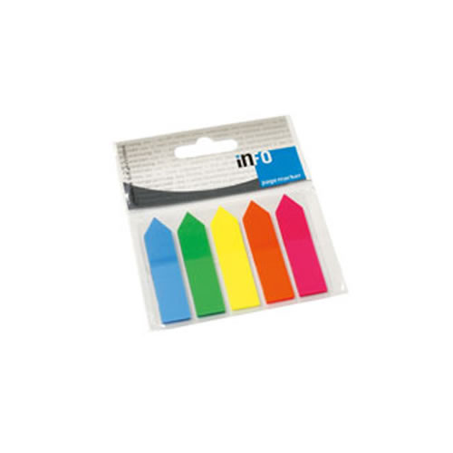 Sinalizadores Setas 5x12x50mm 5 Cores - Pack 12