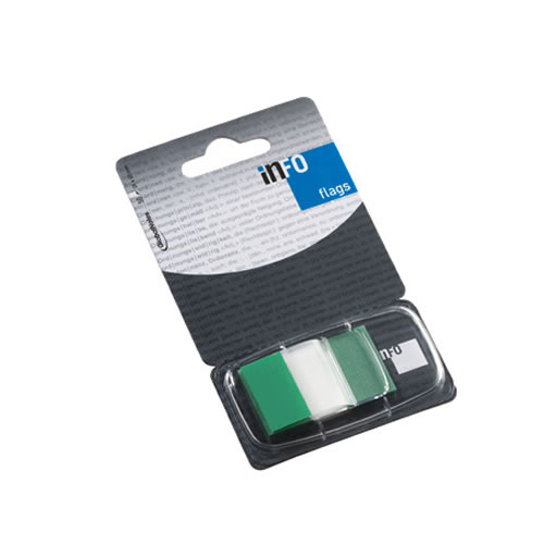 Separador Tape Flags Verde - Pack 3