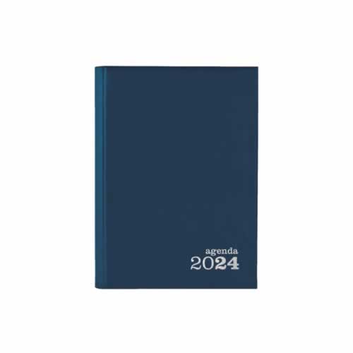 Agenda Diária 2024 Basic A5 Azul