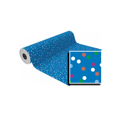 Papel de Embrulho Bubbles Azul 31cmx85mt