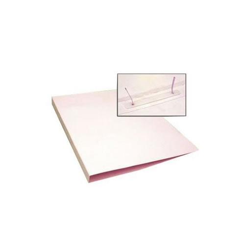 Dossier Cartolina 250g c/Ferragem e Aba Rosa 10un