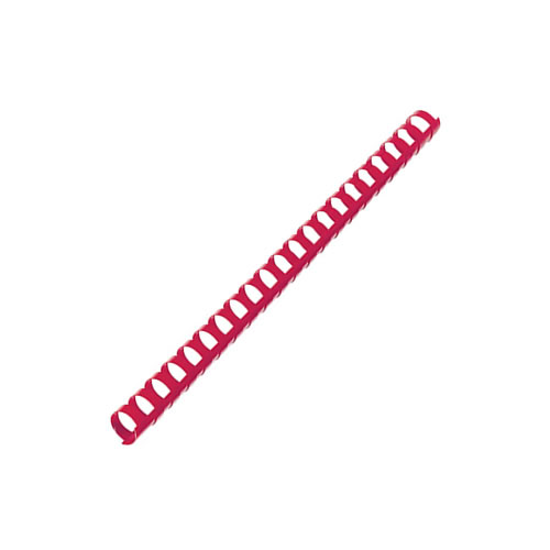 Argolas PVC Encadernar 25mm 240fls 50un Vermelho