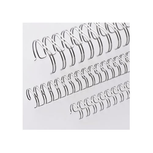 Argolas Metalicas Encadernar 8mm - Prata 100un