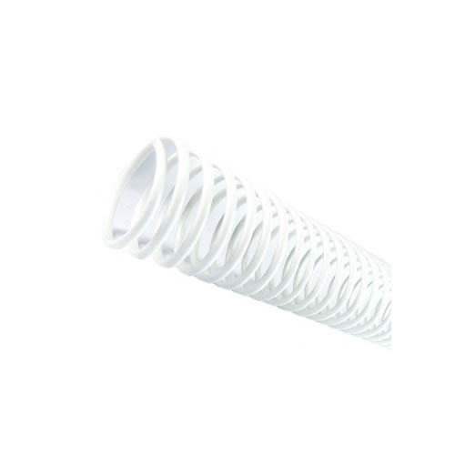 Argolas Espiral Metál. Passo 5:1 14mm Cx100 Branco