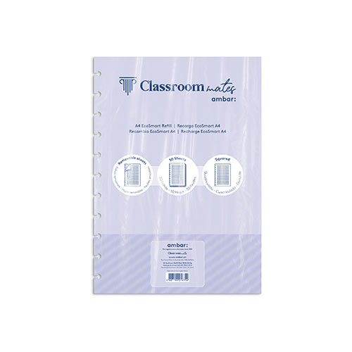 Recarga Caderno Inteligente Ambar A4 Quadric.50Fls
