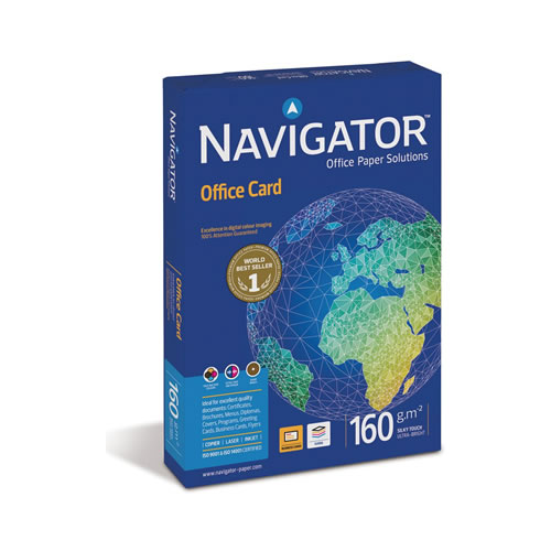 Papel Fotocópia A4 160gr Navigator 1x250fls