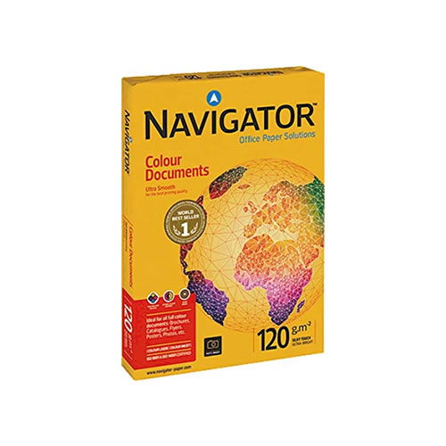 Papel Fotocópia A4 120gr Navigator 1x250Fls