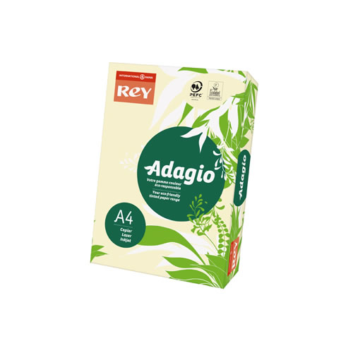 Papel Fotoc. Adagio A4 80gr Marfim 1x500 fls