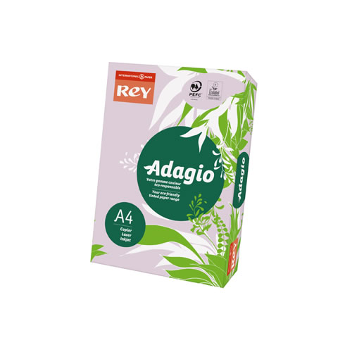 Papel Fotoc. Adagio A4 80gr Lilás Intenso 500fls