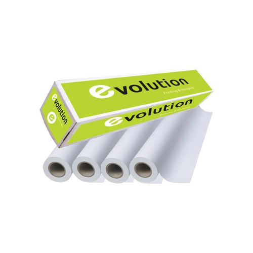 Papel Plotter 75gr 914mmx50mts Pack 4 - Evolution