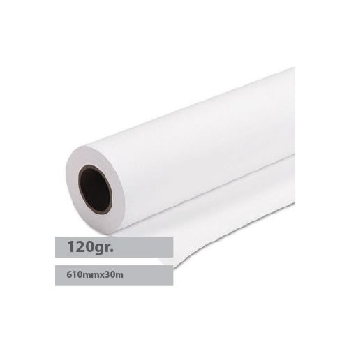 Papel Plotter Premium Coated 120g 610mmx30mt - 1un