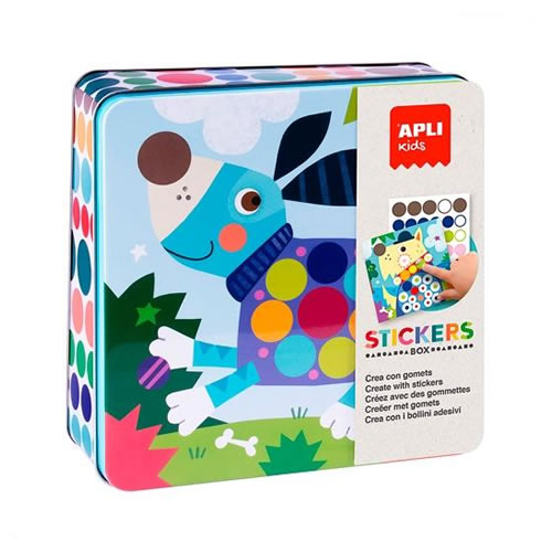 Jogo Didático Autocolantes Cães - Box Metal
