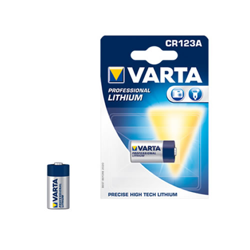 Pilha CR123A Varta 3V 1600mAh (6205)