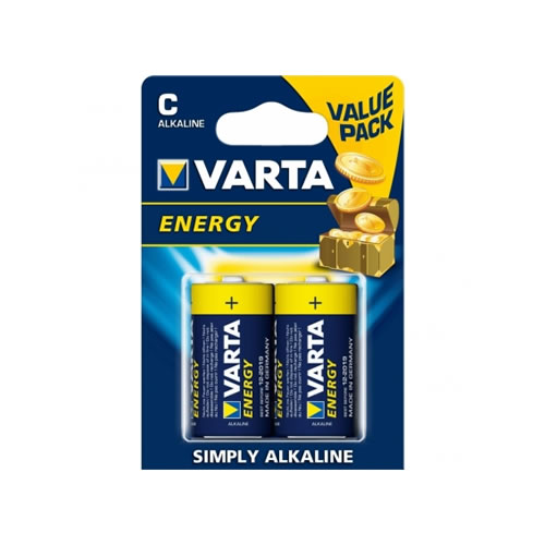 Pilhas Alcalinas Varta LR14 (C) 1.5V 7000mA 2un