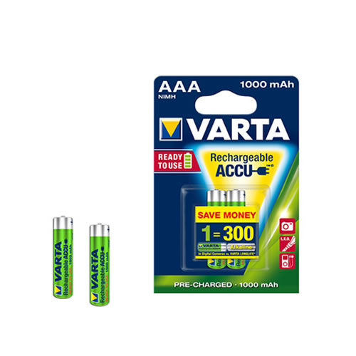Pilhas Recarregáveis Varta HR03 AAA 1.2V 2un