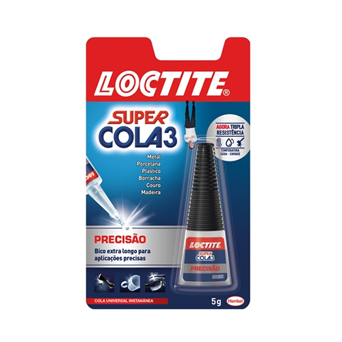 Loctite Super Cola 3 Precisão - Blister 5gr