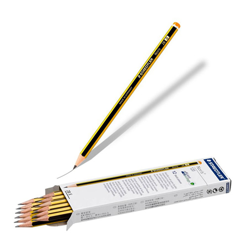Lápis Noris 2B nº 0 Pack com 12 unidades
