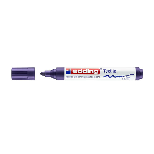 Marcador Textil Edding 4500 Violeta - 1un