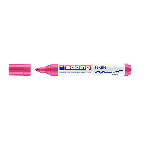 Marcador Textil Edding 4500 Rosa - 1un