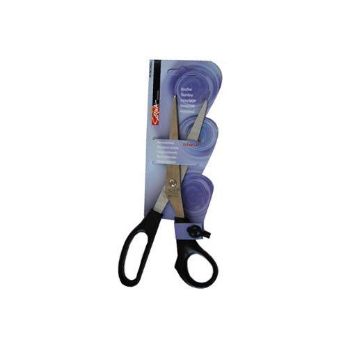 Tesoura com Cabo Plástico 21cm - Preto