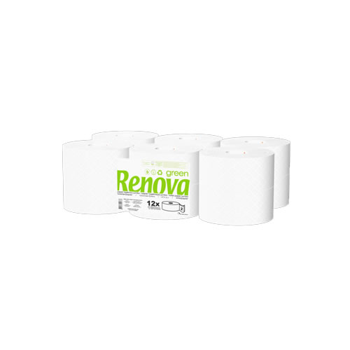 Papel Higiénico Jumbo Renova 2Fls 120mt - Pack12