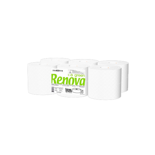 Papel Hig. (Jumbo) RenovaGreen 2Fls 90mts  Pack 12