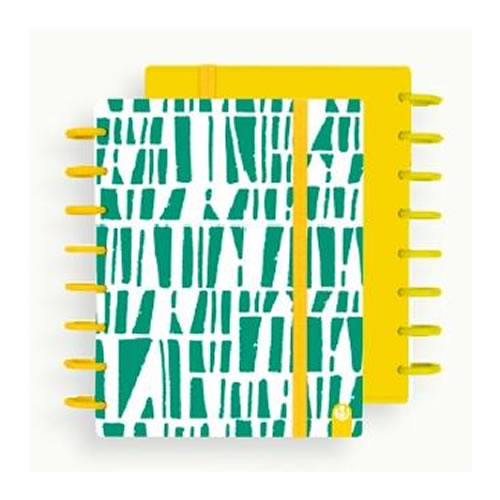 Caderno Inteligente A5 Quadriculado 100 fl Verde