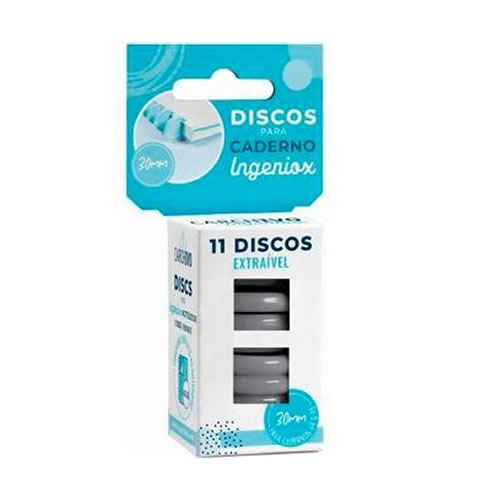 Recarga Caderno Inteligente 11 discos Cinzento