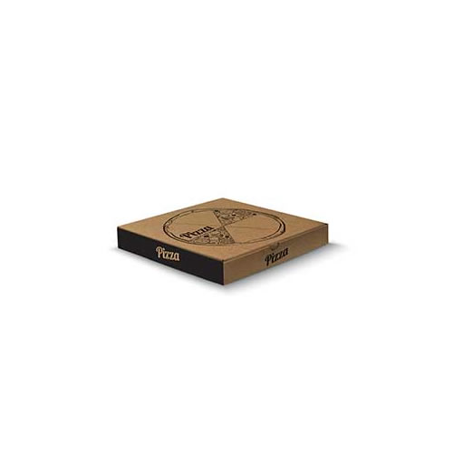Caixa Pizza Cartão Kraft 24x24x3,8cm - 100un