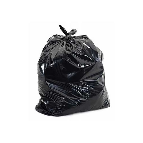 Saco Lixo Preto 50Lts 17my 60x80cm - Pack 3x30un