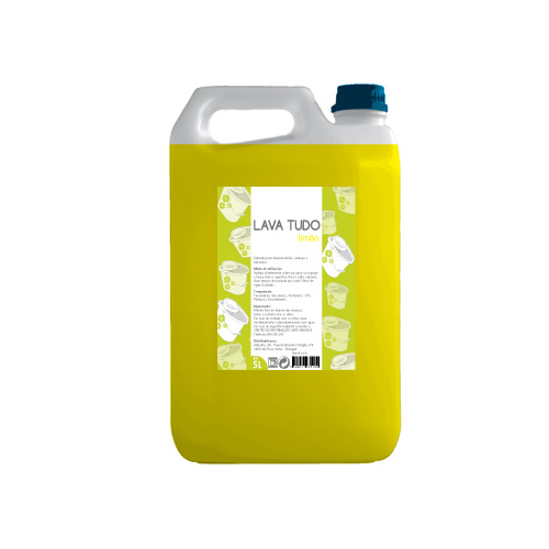 Detergente Lava Tudo Limão - 5 Litros