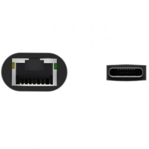 Adaptador USB 3.1 Tipo-C Macho para RJ45 Fêmea