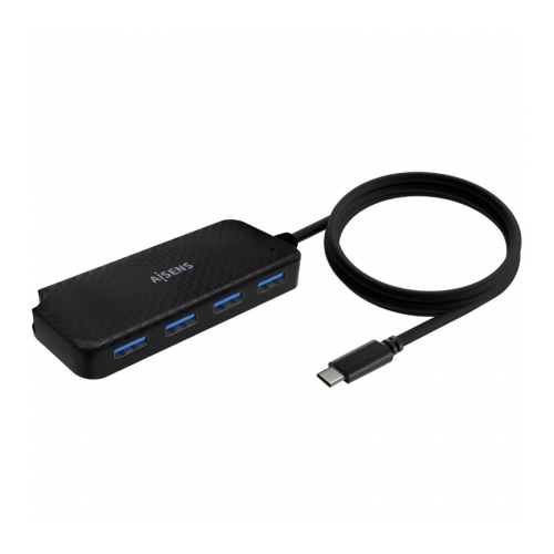 Hub USB Tipo-C Aisens 4xUSB