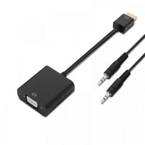 Adaptador HDMI para VGA 10cm + Jack 3.5