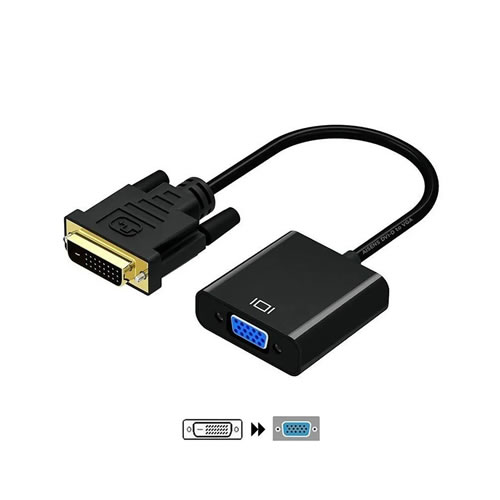 Adaptador DVI Macho para VGA Fêmea