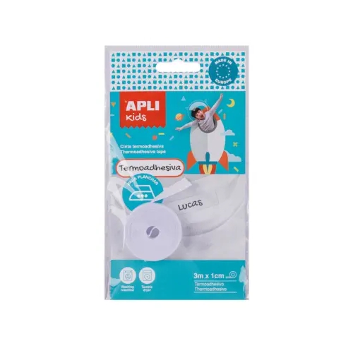 Fita Termoadesiva Apli Kids Têxteis 1cmx3mt - Rolo