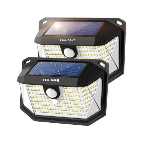 Luz solar com sensor de movimento - 2 unidades