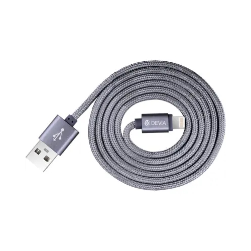 Cabo Lightning para Apple Certificado MFI 2m Cinza