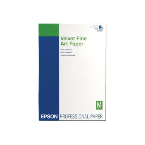 Papel Epson Velvet Fine Art A3+ 260gr 20 folhas
