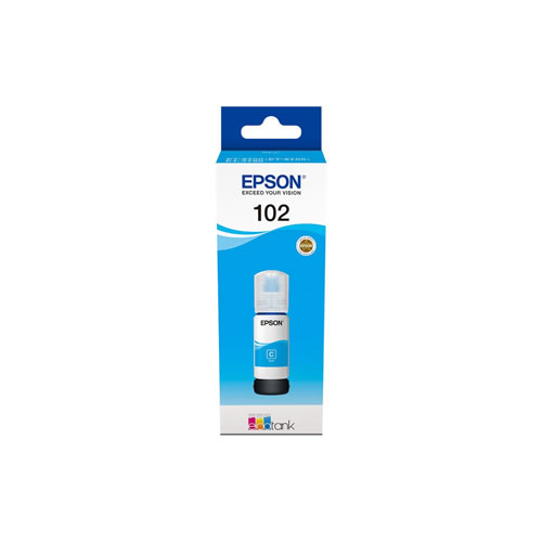 Tinteiro Original Epson EcoTank 102 Ciano